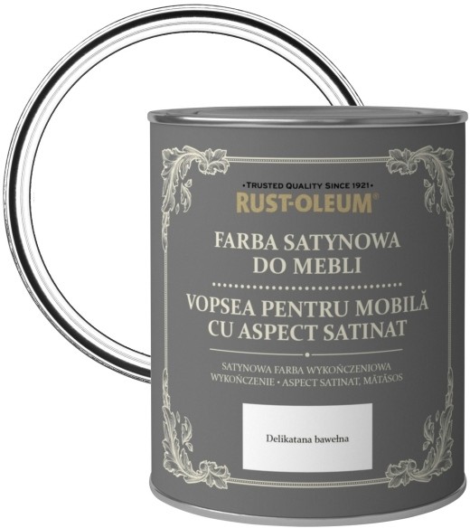 Rust-Oleum Farba do mebli Rust-Oleum bawełna satyna 0 75 l R0070101G5