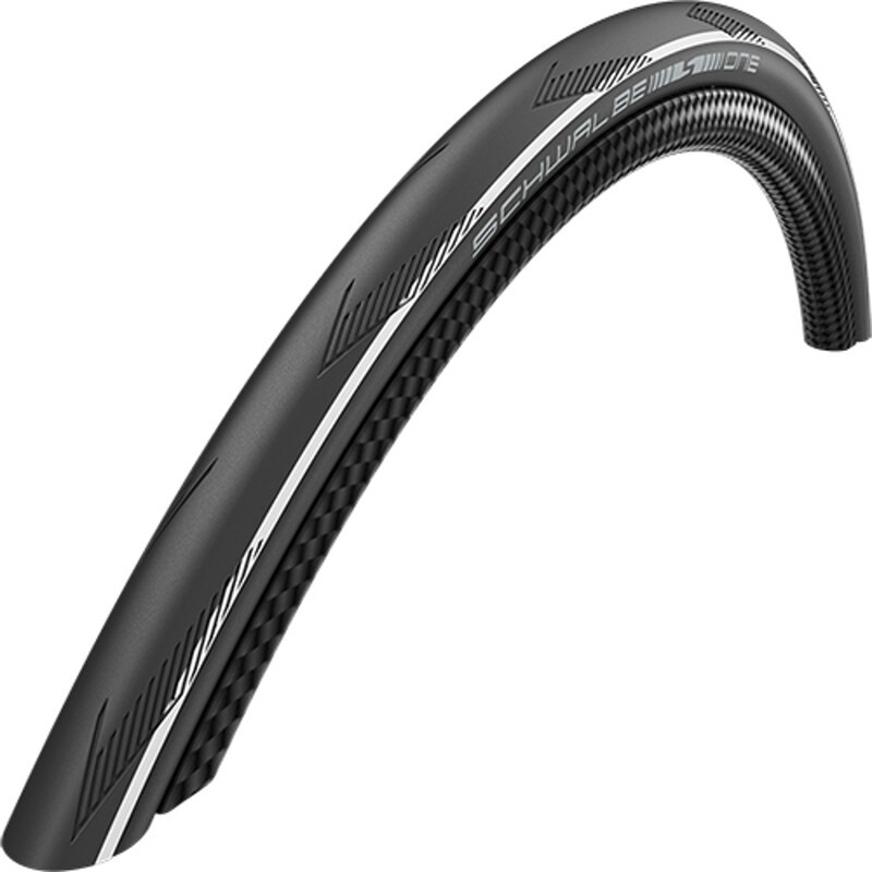 Schwalbe One Performance Folding Tyre 700x25C R-Guard Addix, black/white 25-622 | 700x25c 2020 Opony szosowe 1402822208