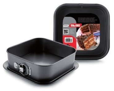 Ibili Forma do pieczenia 826524, kwadratowa, 24x24x8,3 cm