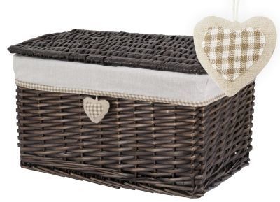 Corsan Skrzynia wiklinowa wenge 520B 53x37x30 cm 520B