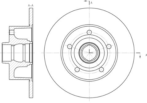 Roadhouse Tarcza hamulcowa 6431.00