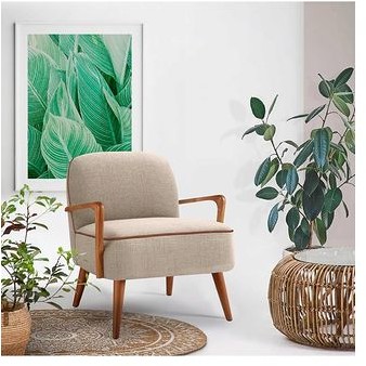 Halmar Fotel PASTORE Jany beż Jasny orzech V-CH-PASTORE-FOT