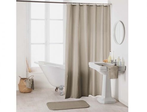 Douceur ZASŁONA PRYSZNICOWA - ESSENCIA BEŻOWA 180x200 3574388006963