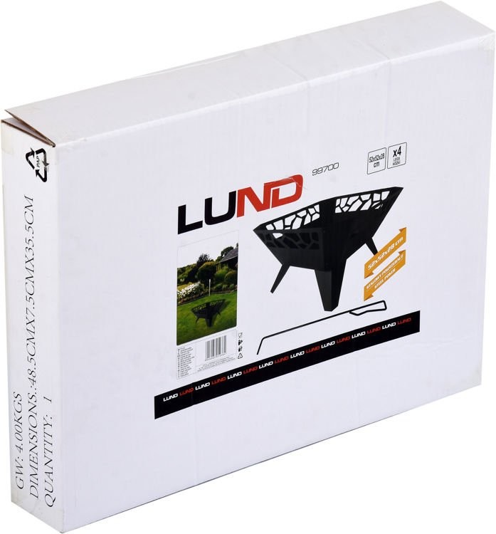 Lund PALENISKO OGRODOWE DEKORACYJNE STALOWE 52CM Lund 99700