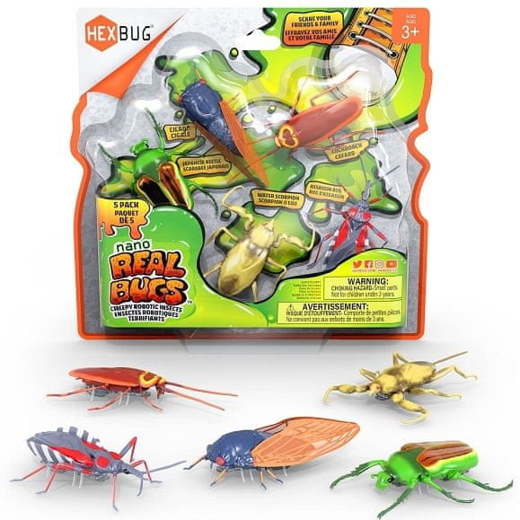 Hexbug Real Bugs 5 Pack Raty 10x0% do 15.04.2022!