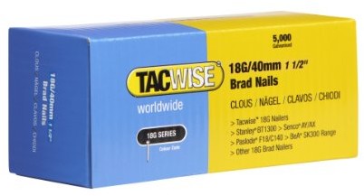 Tacwise Ocynkowany tacwise 0400 pojemnik na paznokcie 18 G/40 mm (5.000 sztuki na opakowanie)