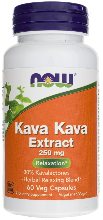 Now Foods Now Foods Kava Kava 250 mg - 60 kapsułek