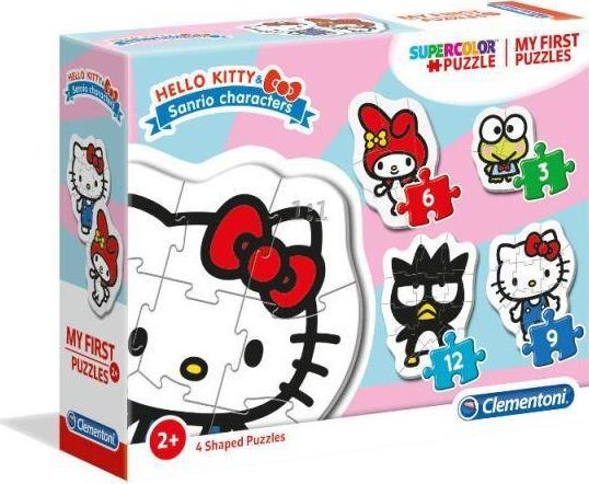 Clementoni Moje Pierwsze Puzzle 3-6-9-12 Hello Kitty 20818 20818