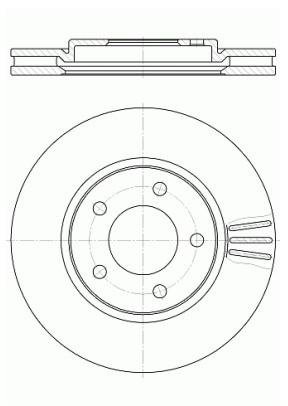 Roadhouse Tarcza hamulcowa 61047.10