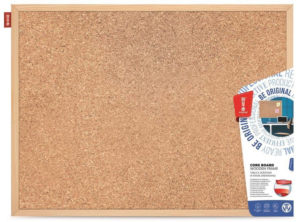 MEMOBOARDS Tablica korkowa 60x40 cm drewniana AMEX MTC060040 36173-uniw