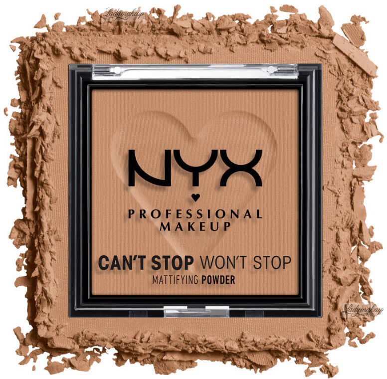 NYX professional makeup Professional Makeup - CAN''T STOP WON''T STOP - Mattifying Powder - Matujący puder do twarzy - 6 g - CARAMEL