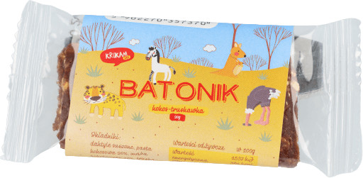 KruKam Batonik Daktylowy kokos truskawka 20g