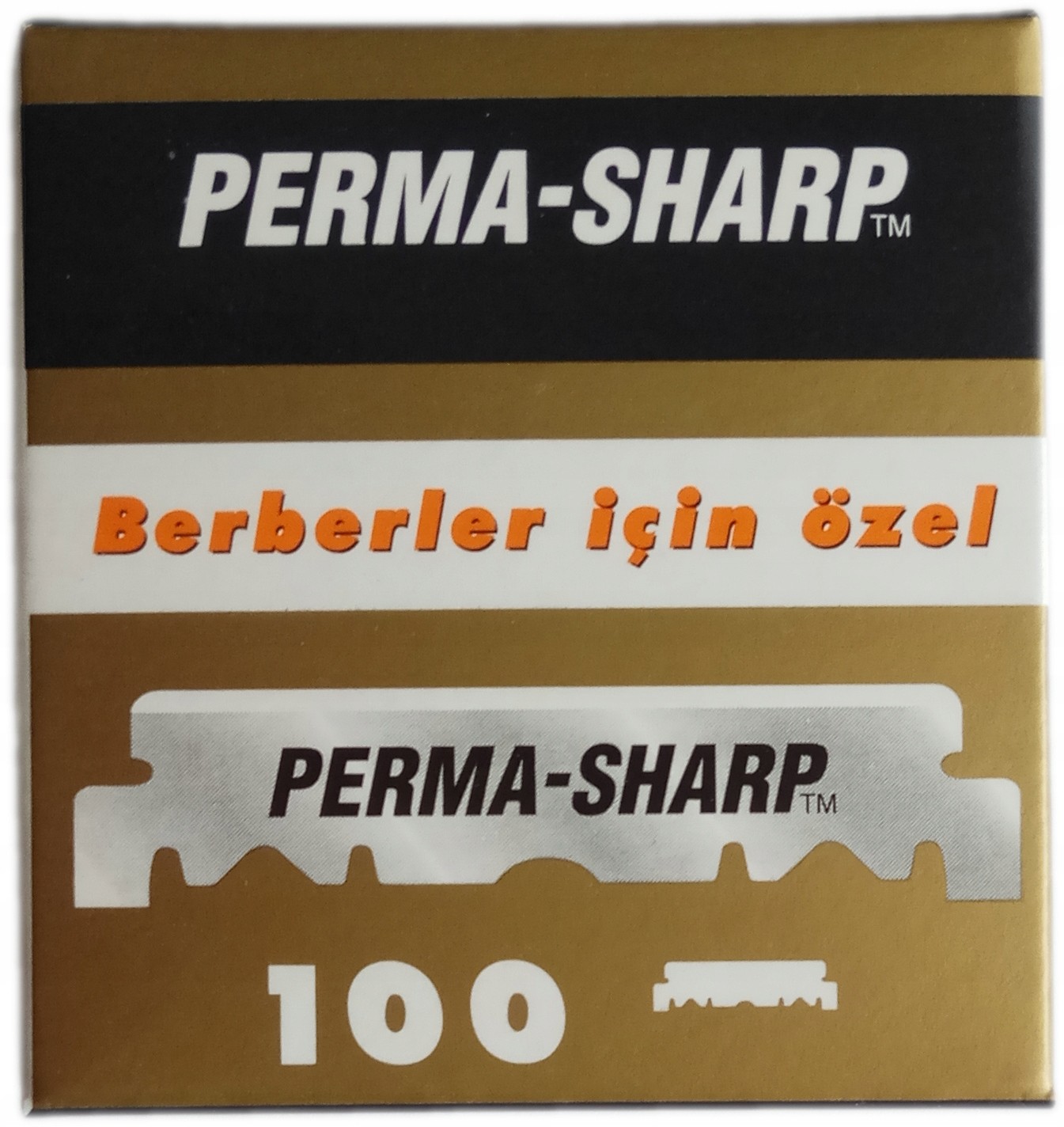 Perma-Sharp Żyletki do Brzytwy 100 Sztuk Połówki