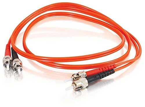CABLESTOGO Cables To Go 85210 ST/ST Low Smoke Zero Halogen Duplex 62,5/125 Włókien szklanych Multi-mode przewód krosowy (5 m) Pomarańczowy 757120852100
