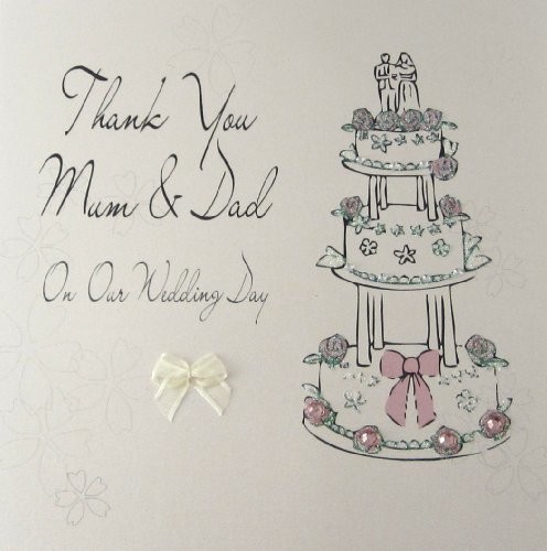 WHITE COTTON CARDS White Cotton Cards xlwb201 podziękowaniem z napisem 