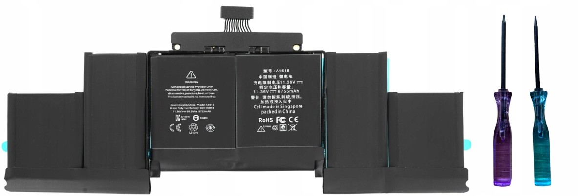 Apple Bateria Do Macbook Pro 15 A1398 2015 A1618