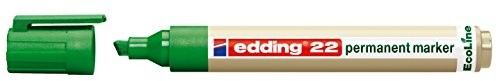 Edding Permanent Marker 22 EcoLine, 1 5 MM, wielokrotnego napełniania, zielony