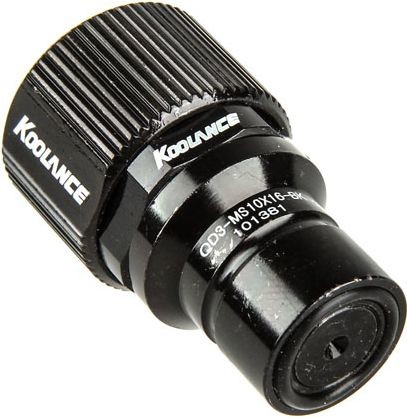 Koolance QD3 No-Spill QuickLock męski na 16/10mm - czarny (QD3-MS10X16-BK)