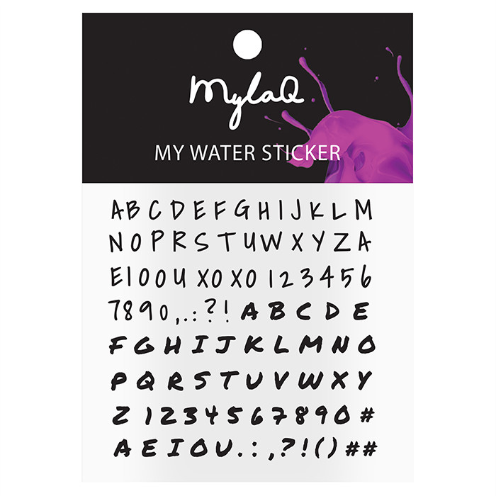 MyLaq Naklejki na paznokcie My Alphabet Sticker MylaQ M440