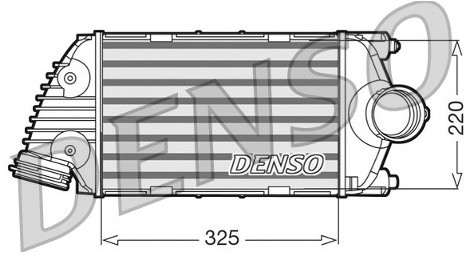 DENSO Chłodnica powietrza doładowującego DIT28016