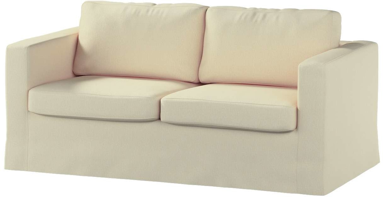 Dekoria pl pl Pokrowiec na sofę Karlstad 2-osobową nierozkładaną długi kremowy szenil 165 x 89 x 64 cm Chenille 618-702-22