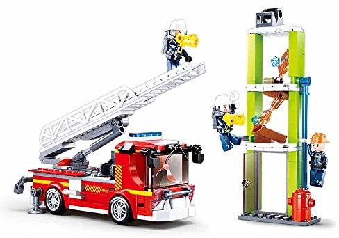 Sluban Klemmbausteine Drabina obrotowa zestaw treningowy (343 części), klocki zaciskowe zestaw do zabawy, SL95826 SL95826