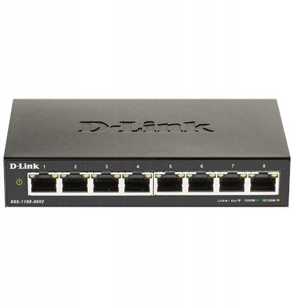 D-Link Smart Gigabit Ethernet Switch DGS-110-08V2