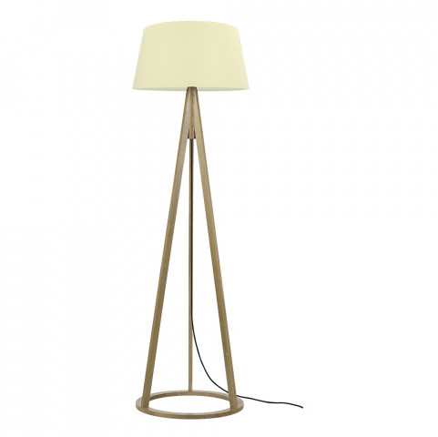 Spotlight Premium Collection Lampa podłogowa Konan 6422174 SPOTLight Premium Collection kremowa oprawa z drewna dębowego 6422174