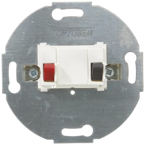 Merten 466919 złącze głośnik wkładka, 1-krotnie, biel polarna 4853797