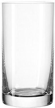 Leonardo LEONARDO 039612 Easy + zestaw 6 kubki M, szkło, przezroczyste, 6.20 x 6.20 x 12.00 cm, 6 jednostek 039612