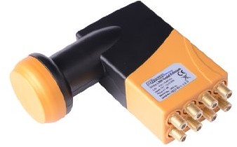 Microelectronic Octo-LNB New Gold Edition (8 uczestników, 8 Premium Gold Typ gniazda we/wy, złącza 0.1 DB. Wymiar szumów, HDTV, 3d Ready) 4250368413271