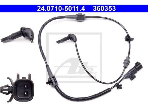 ATE Czujnik, prędkość obrotowa koła 24.0710-5011.4