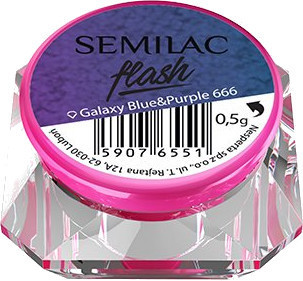 Semilac Semiflash - Efekt Galaxy Blue&Purple 666 59076551