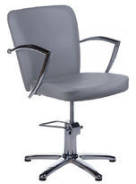 Barbiero Fotel fryzjerski LIVIO jasno szary BH-8173