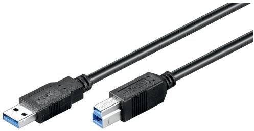 Mcab kabel USB (9-stykowe gniazdo USB typu A (M) 9-stykowe gniazdo USB typ B (M), 1,8 m, USB 3,0) Czarny 4040849936555