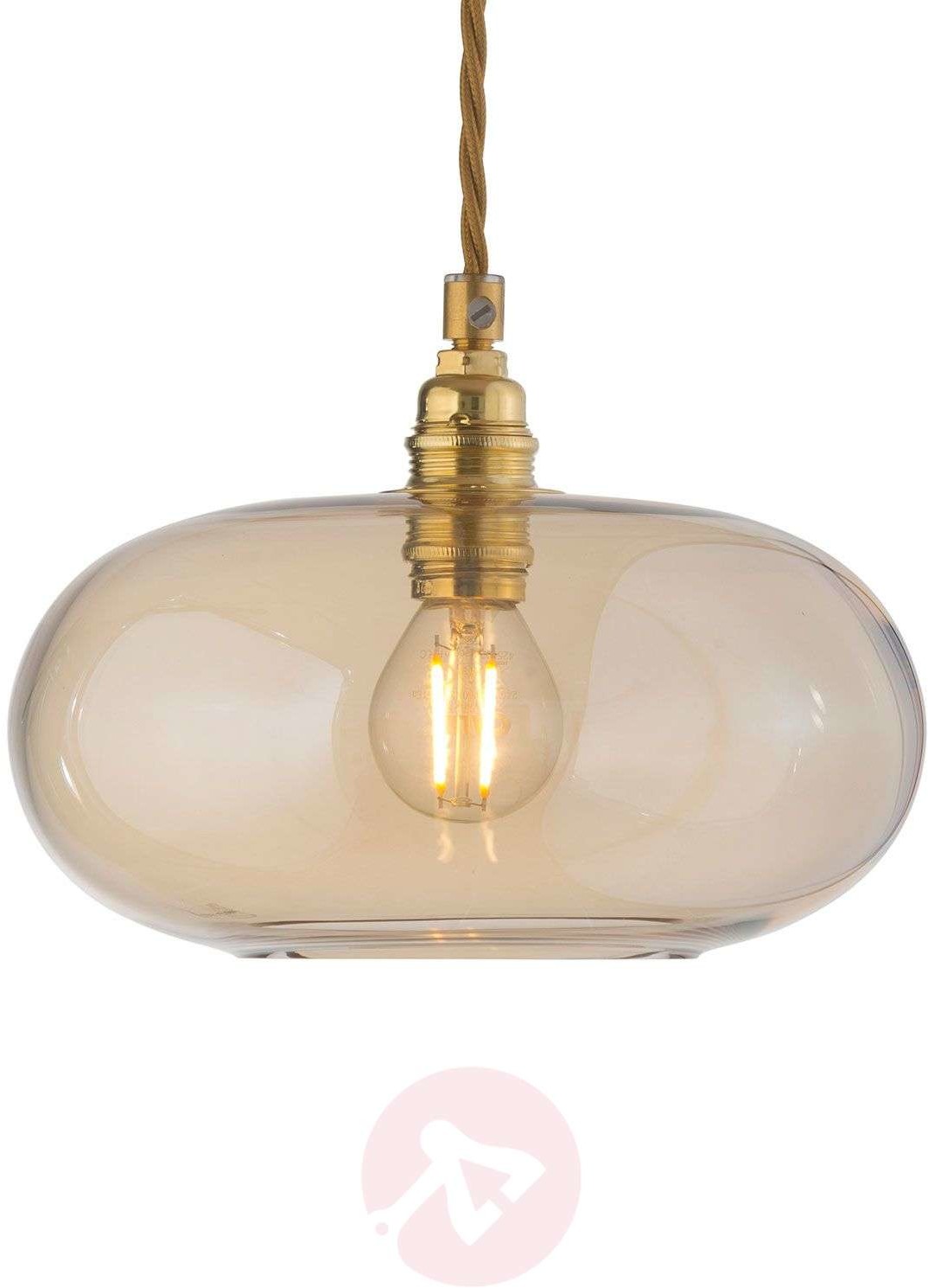 EBB & FLOW EBB & FLOW Horizon Hängelampe gold rauch  21cm