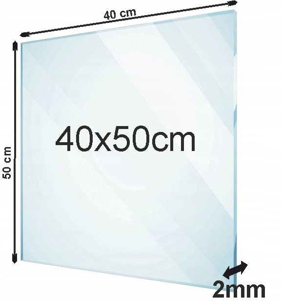 Plexi Pleksi Pleksa 40x50 cm Antyrama 2mm