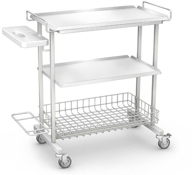 Ztm Tech-med C-01/B1-KO wózek oddziałowy ze stali kwasoodpornej C-03-BPK-66-KO-W