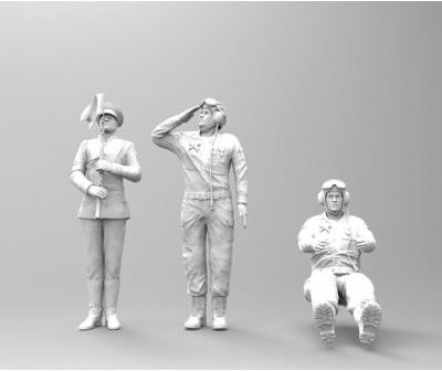 Zvezda Russian contemporary tank crew Paradever 3685