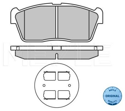 Wulf Gaertner Autoparts Zestaw klocków hamulcowych, hamulce tarczowe Wulf Gaertner Autoparts 025 235 0715