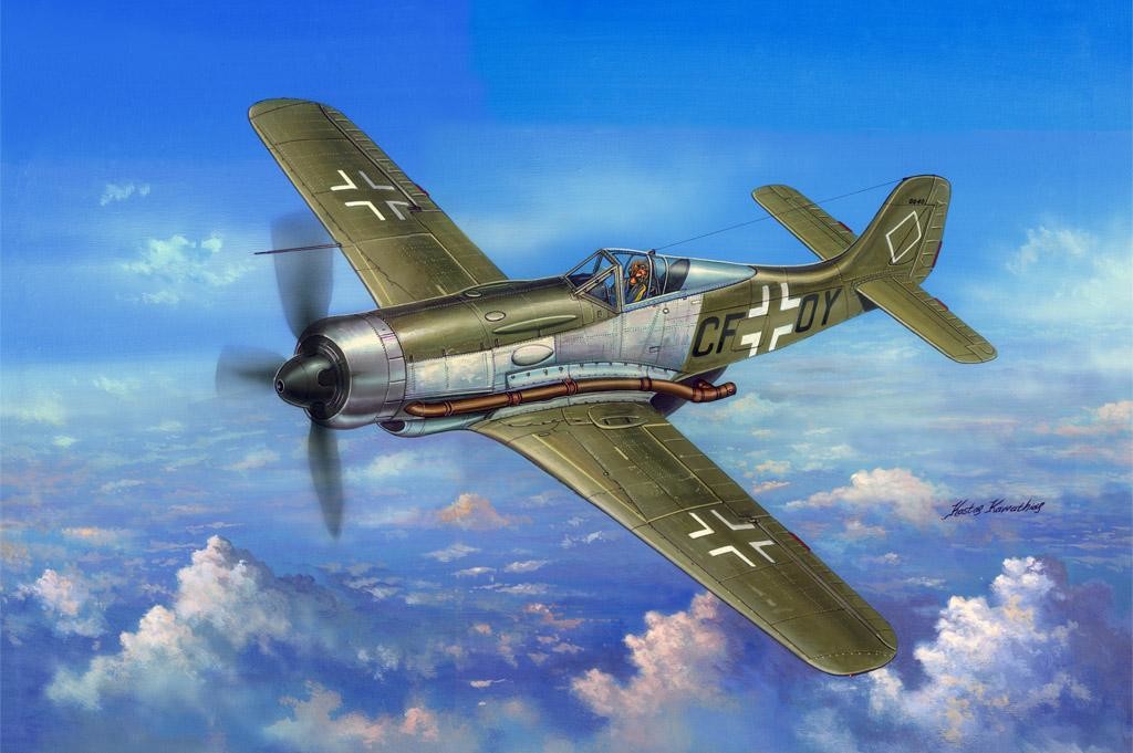 Hobby Boss Niemiecki samolot myśliwski FW 190 V18 81747