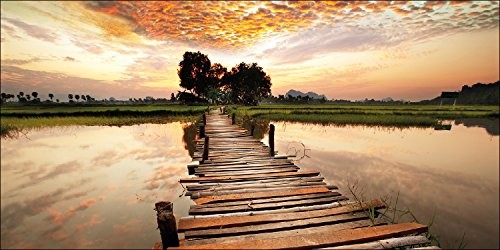 Pro-Art-Bilderpalette Pro-Art g1553 a obraz na ścianę wydruk Giclée 'colourful View' 30 x 30 cm g1553n