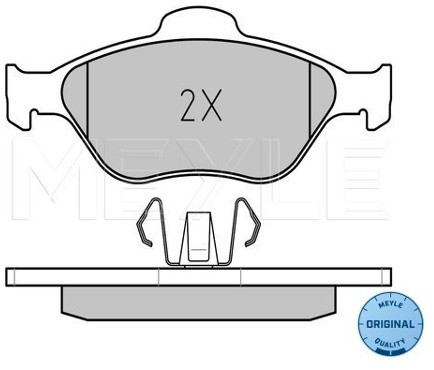 Wulf Gaertner Autoparts Zestaw klocków hamulcowych, hamulce tarczowe Wulf Gaertner Autoparts 025 236 0418