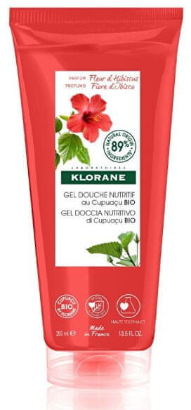 Klorane Odżywczyżel pod prysznic Organic Hibiskus Nourish ing Shower Gel) Objętość 200 ml)