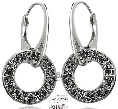 Swarovski Arande SENSATION Piękne Kolczyki Gwiazd SREBRO 4245488087