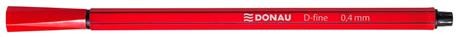 Donau Cienkopis d-fine 0.4mm czerwony (10) X12748