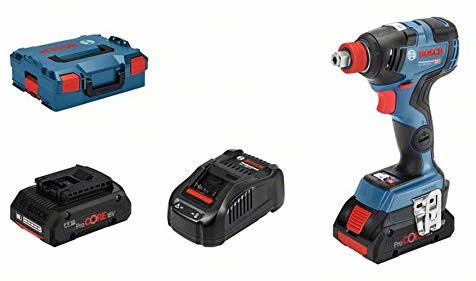 Bosch Professional GDX 18V-200C wkrętarka akumulatorowa, moment obrotowy 200Nm, uchwyt na bity 2 w 1 1/4