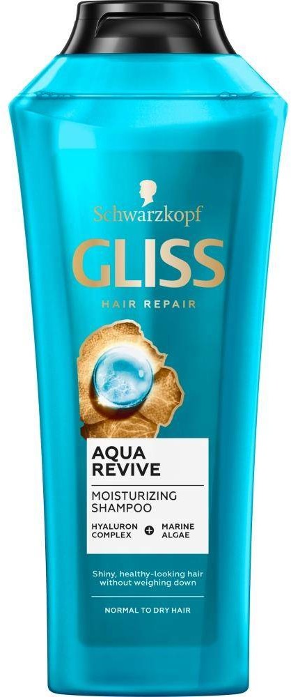 Gliss Aqua Revive szampon do włosów suchych i normalnych 400ml 107273-uniw