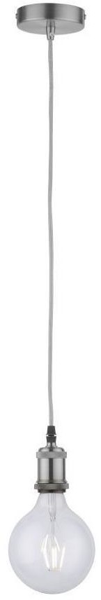 Leuchten Direkt 13570-55 - Żyrandol na lince DIY 1xE27/60W/230V matowy chrom