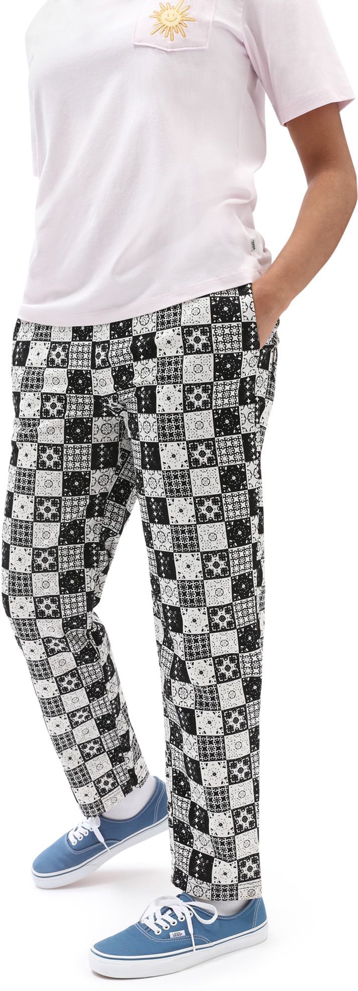 Vans spodnie damskie SKATEISTAN PANTS Black